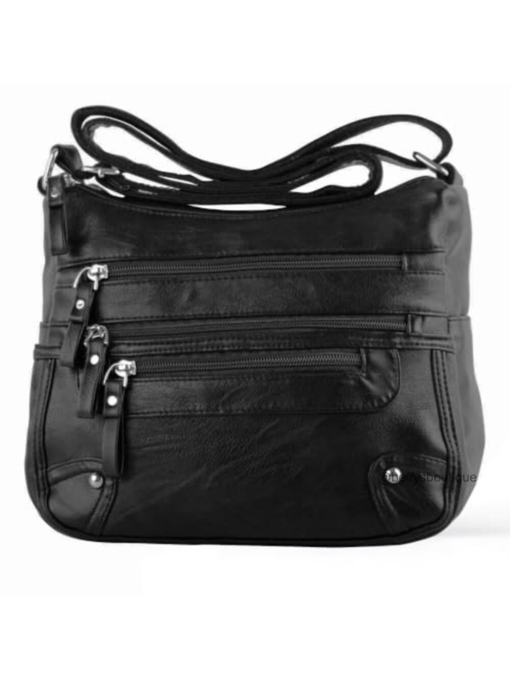 ELDA Crossbody Purse 10 Pockets Lightweight PU Leather Women's Handbag